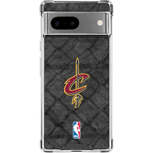 NBA Cleveland Cavaliers Dark Rust Google Pixel 7a Clear Case